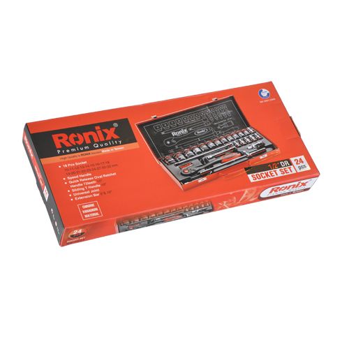 جعبه بکس 24 پارچه 1/2 اینچ رونیکس RH-2624